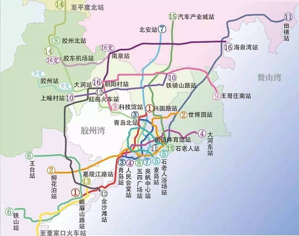 青岛地铁线路