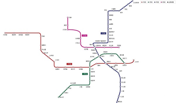 重庆地铁线路图