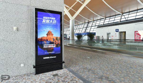 上海浦东机场刷屏机广告投放案例