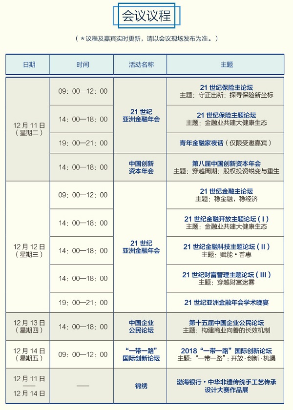 2018年中国北京21世纪传媒会议周（时间-地点）