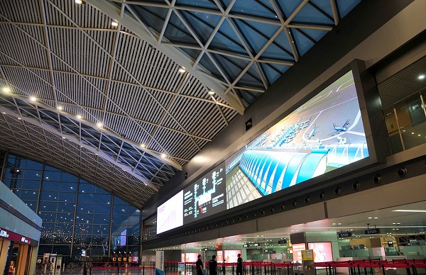 双流机场LED大屏